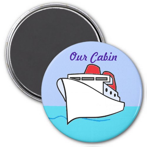 Lets Cruise Cabin Door Marker Magnet