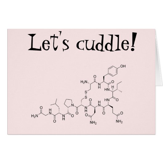 Let's cuddle! Oxytocin Cards (Front Horizontal)