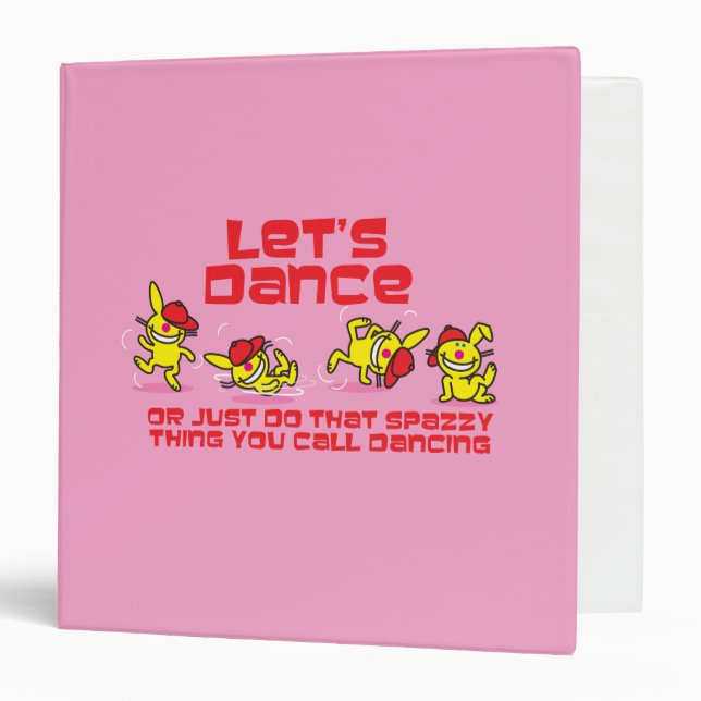 Let's Dance 3 Ring Binder (Front/Inside)