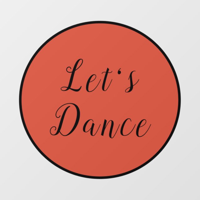 Let's Dance Floor Decals (Front)