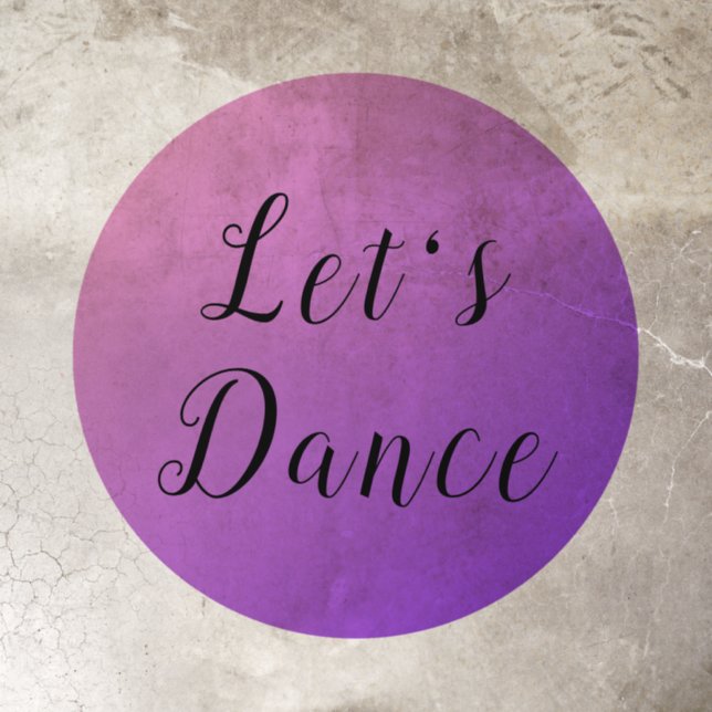 Let's Dance  Floor Decals (Insitu)