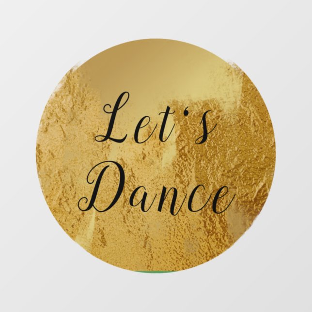 Let's Dance Golden Circle Floor Decals (Front)