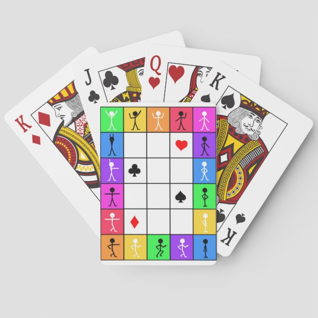 Let's dance poker cards (Back)