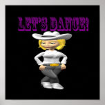 Lets Dance Poster at Zazzle