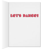 Let's Dance Puffin Card (Inside (Right))
