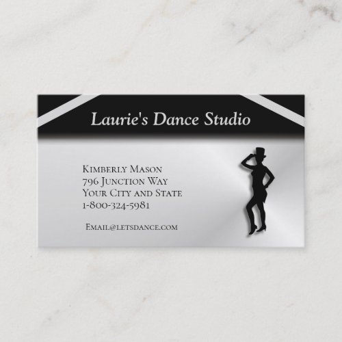 Lets Dance Studio Business Card
