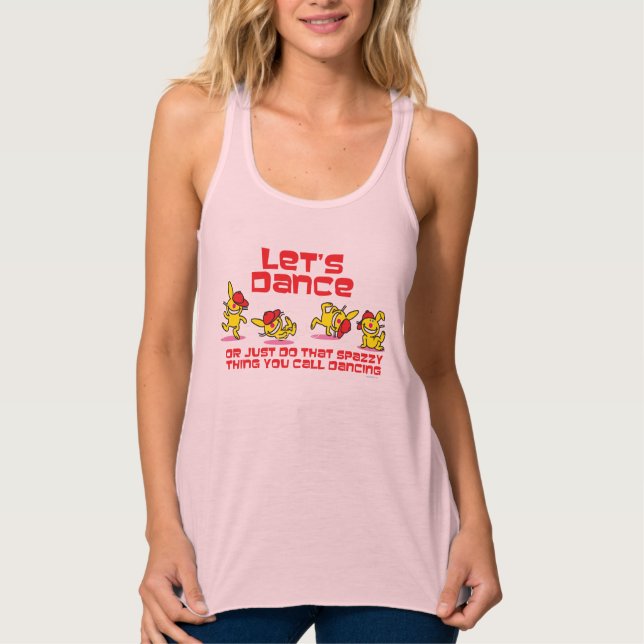Let's Dance Tank Top (Front)
