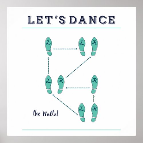 Lets Dance The Waltz Poster