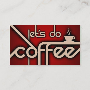 let's do coffee! business card