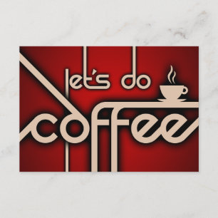 let's do coffee invitation