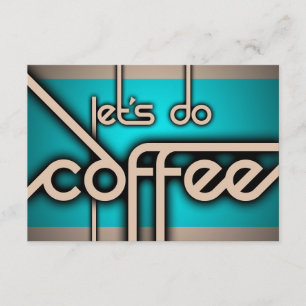 let's do coffee! invitation