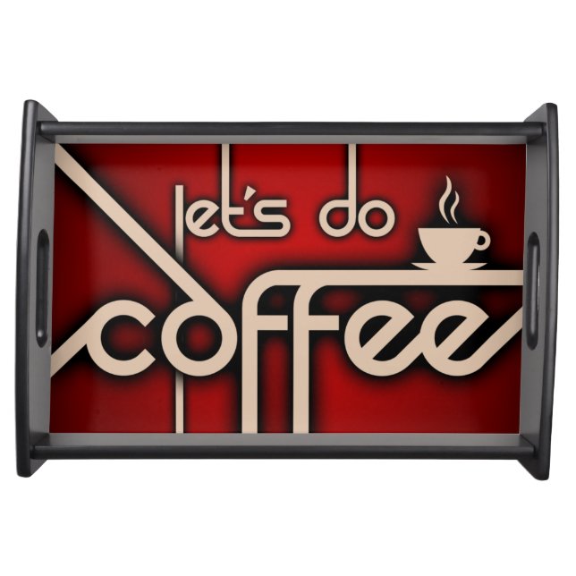 let's do coffee serving tray (Front)