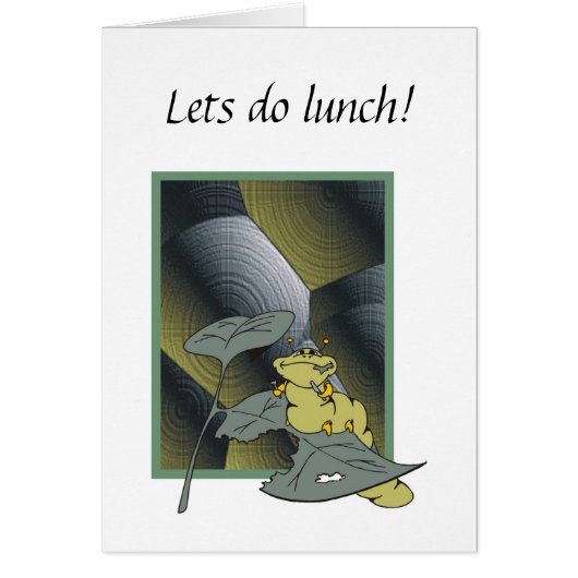 Lets do lunch! cards (Front)