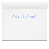 Let's Do Lunch Cards (Inside Horizontal (Bottom))