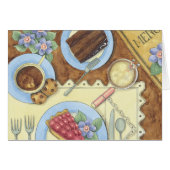 Let's Do Lunch - Note Card (Front Horizontal)