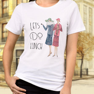 Lets Do Lunch Vintage LADIES Tri-Blend Shirt