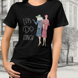 Lets Do Lunch Vintage LADIES Tri-Blend Shirt