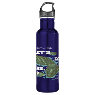 "Let's Do This" Alligator - The White Lotus Stainless Steel Water Bottle