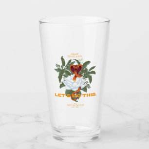 "Let's Do This" Cobra - The White Lotus Glass