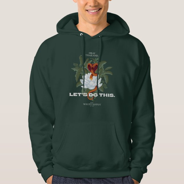 "Let's Do This" Cobra - The White Lotus Hoodie (Front)