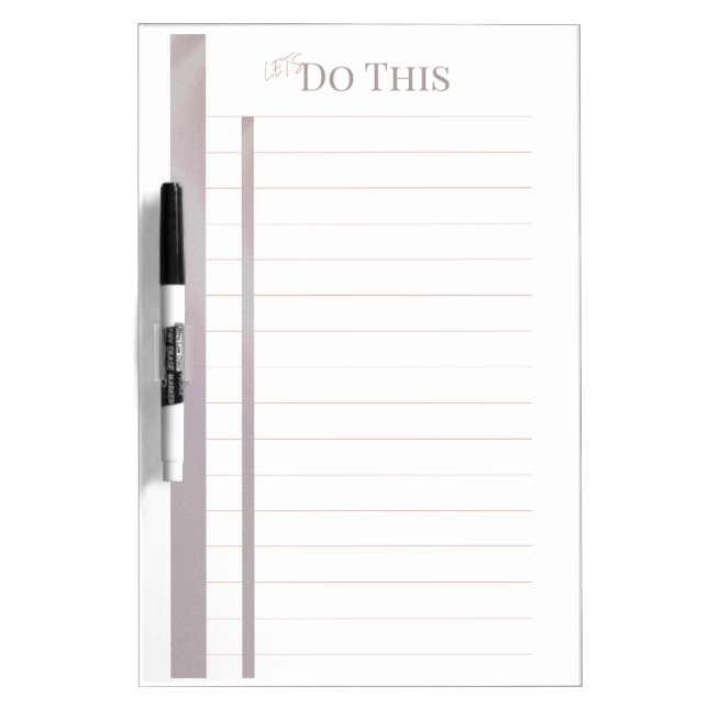 Let's Do This message board (Front)