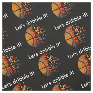 Let's dribble it! fabric