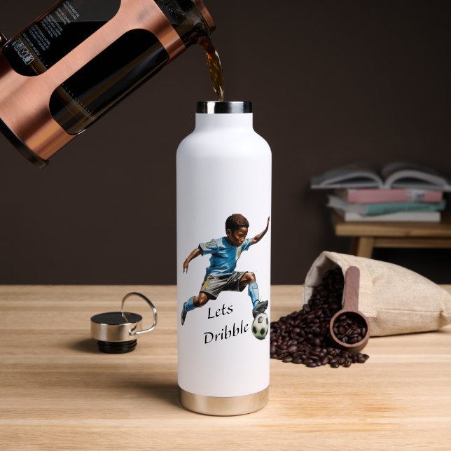 Let's Dribble Water Bottle (Coffee (Rotated))