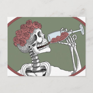 lets drink postcard
