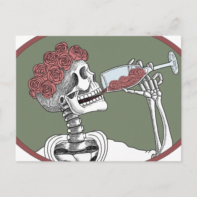 lets drink postcard (Front)