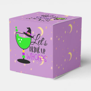 Let's Drink Up Witches, Don't Drink and fly Favor Boxes