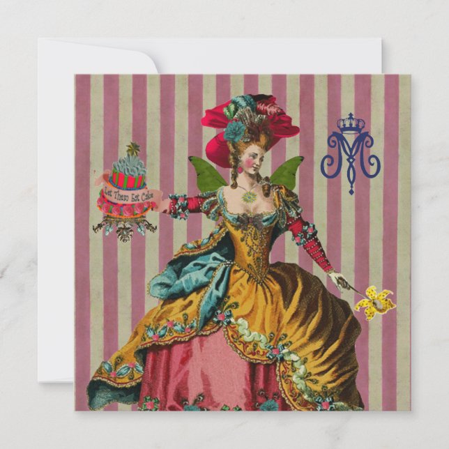 Let's Eat Cake ~ Invitation / RSVP 5.25x5.25 (Front)