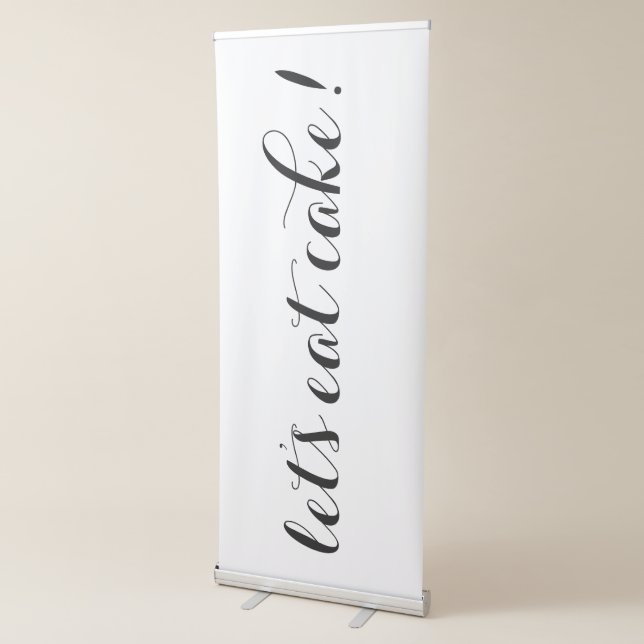 Let's Eat Cake Wedding Party Sign (3/4)