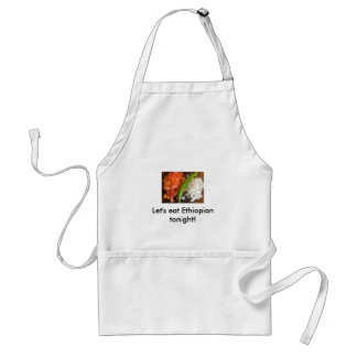 Let's eat Ethiopian tonight! Adult Apron