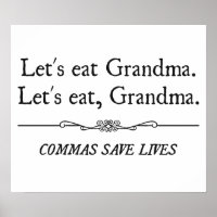 Let's Eat Grandma Commas Save Lives