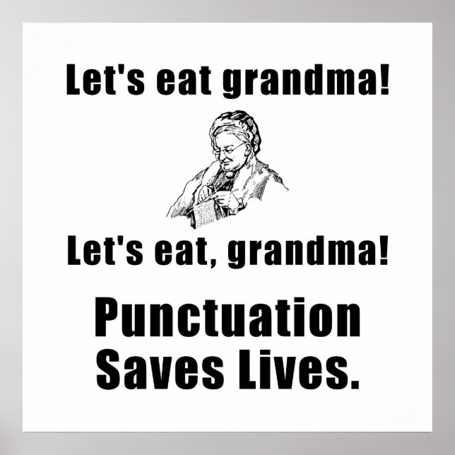 Lets Eat Grandma Poster (Front)