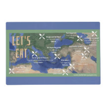 Let's Eat! Map with phrases in 10 Jewish Languages