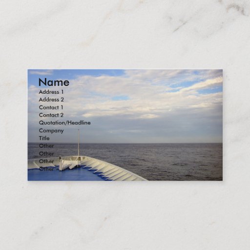 Customizable Let's Explore/Cruising Business-Profile Card Business Card Templates