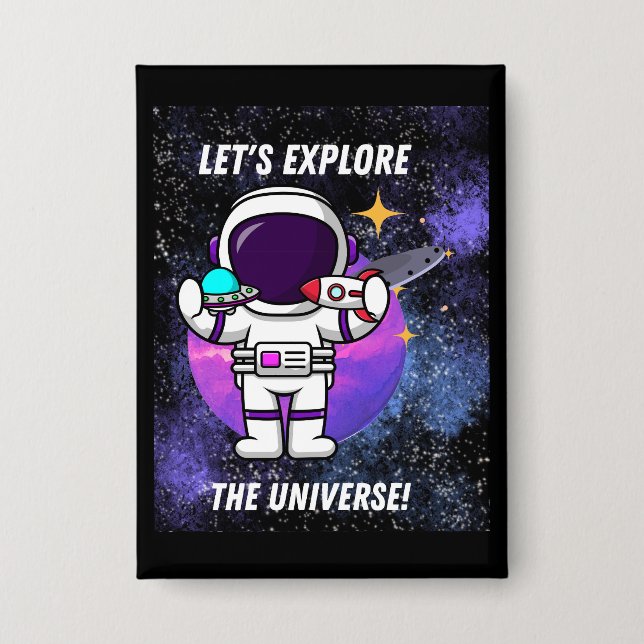 lets explore  the universe button (Front)
