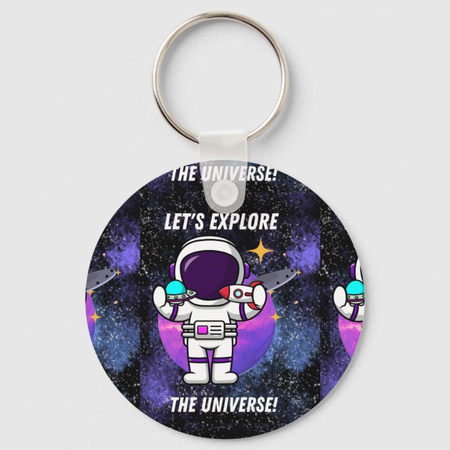 lets explore  the universe keychain (Front)