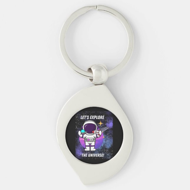 lets explore  the universe keychain (Front)