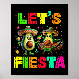 Lets Fiesta 5 Cinco De Mayo For Women Men Boys Gir Poster