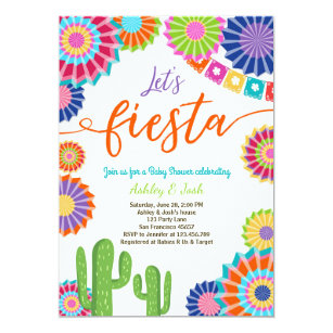 lets fiesta invitations zazzle