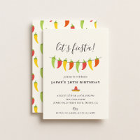 Let's Fiesta Chili Pepper Birthday Party
