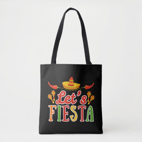 Let's Fiesta Cinco de Mayo Tote Bag