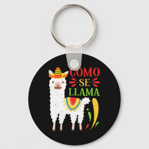 Let's Fiesta Como Te Llamas Cinco De Mayo Como Se Keychain