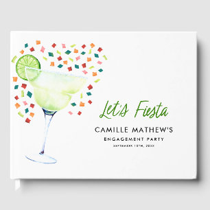 Let's Fiesta Engagement Party Guest Book