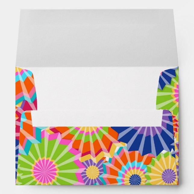Let's fiesta Envelope Mexican Party Floral Shower (Back (Bottom))