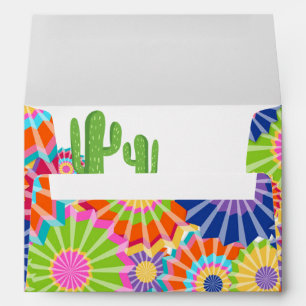 Let's fiesta Envelope Mexican Party Floral Shower