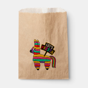 Let's Fiesta Favor Bags with donkey piñata
