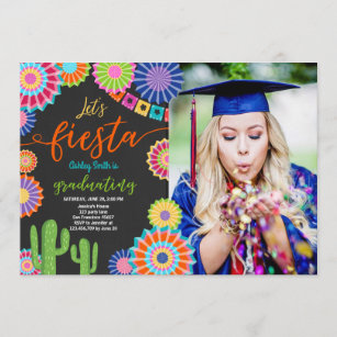 Mexican Fiesta Graduation Invitations Zazzle